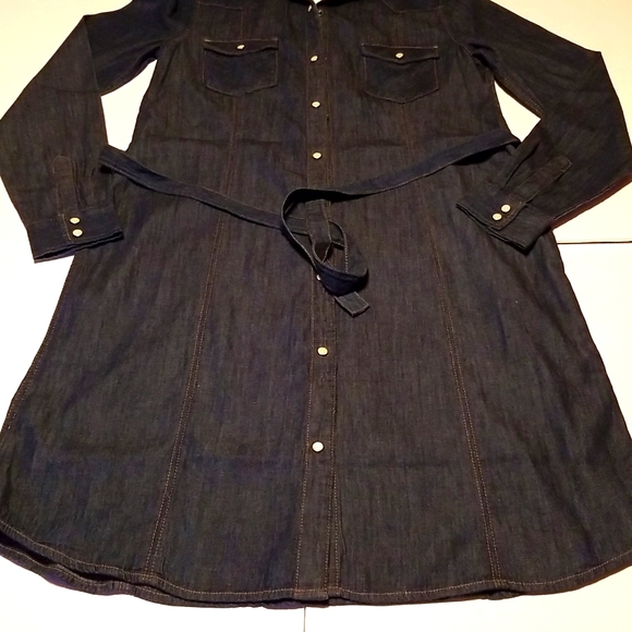 NWT Gap Western Denim Dress - Picture 7 of 9
